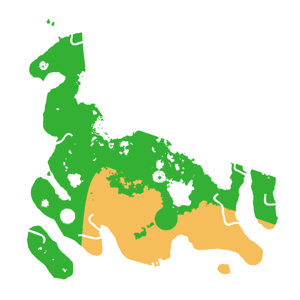 Biome Rust Map: Procedural Map, Size: 3500, Seed: 508527630