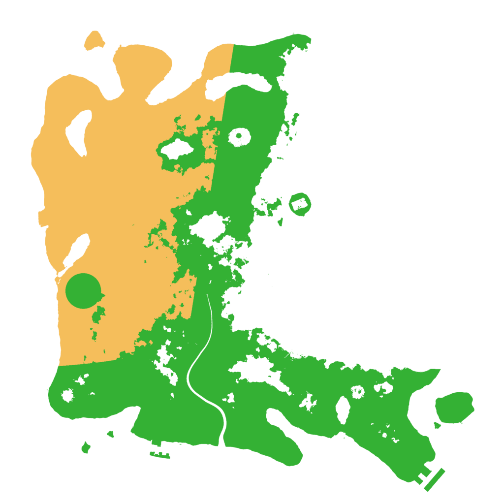 Biome Rust Map: Procedural Map, Size: 3750, Seed: 65785857