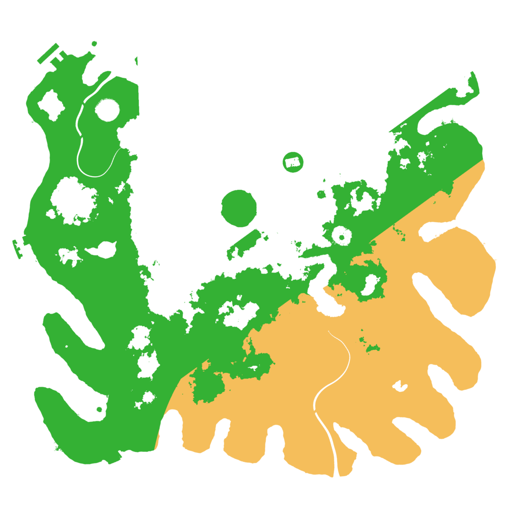 Biome Rust Map: Procedural Map, Size: 4000, Seed: 220915