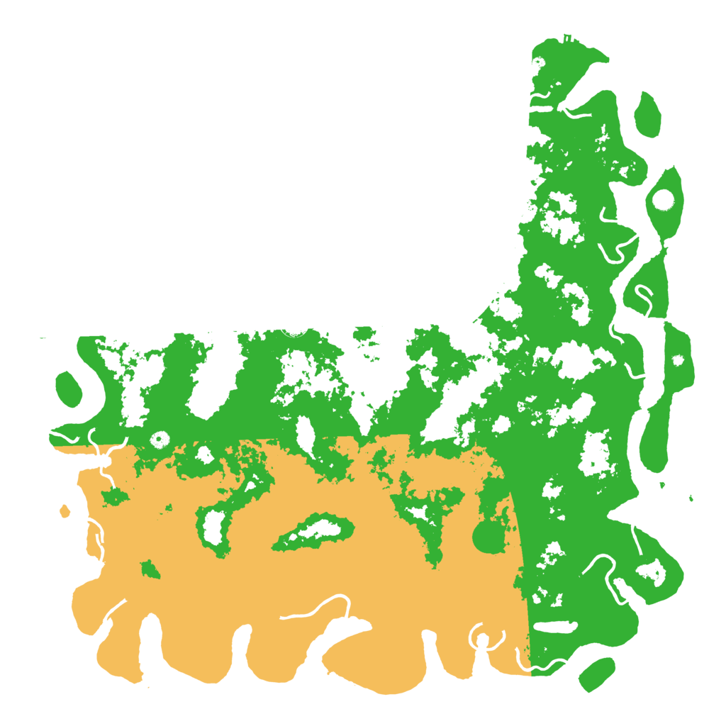 Biome Rust Map: Procedural Map, Size: 6000, Seed: 617223037