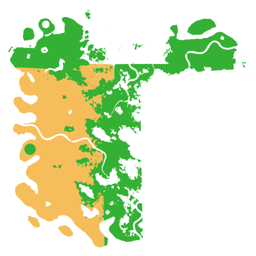 Biome Rust Map: Procedural Map, Size: 6000, Seed: 19961115