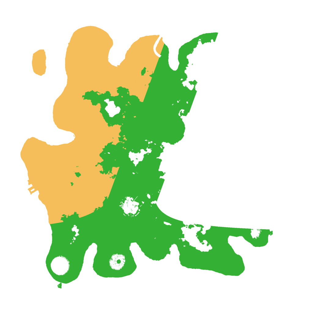 Biome Rust Map: Procedural Map, Size: 3000, Seed: 24324