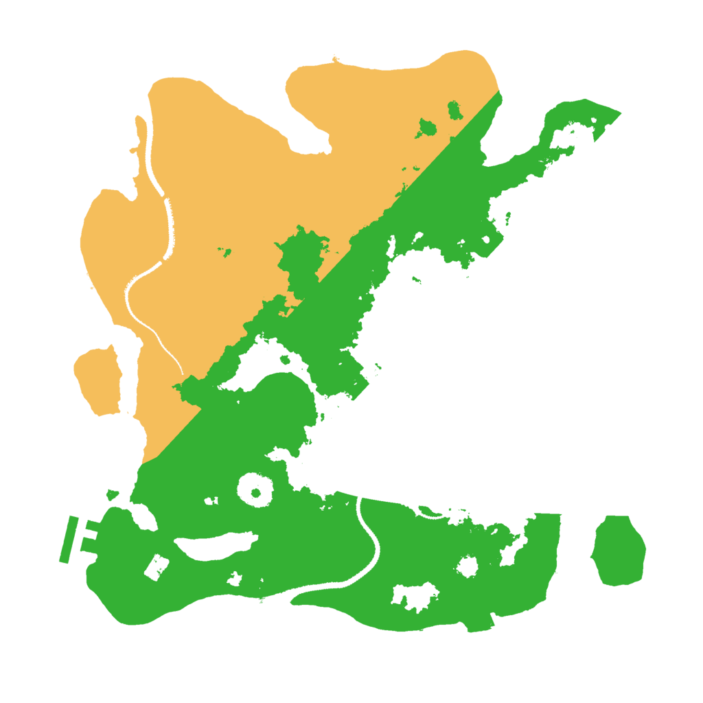 Biome Rust Map: Procedural Map, Size: 3000, Seed: 220848200