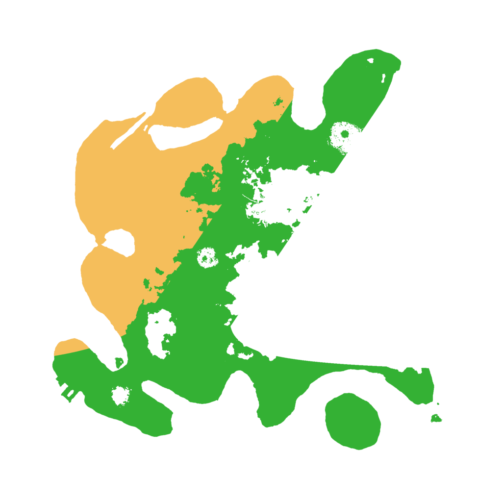 Biome Rust Map: Procedural Map, Size: 2500, Seed: 5915762