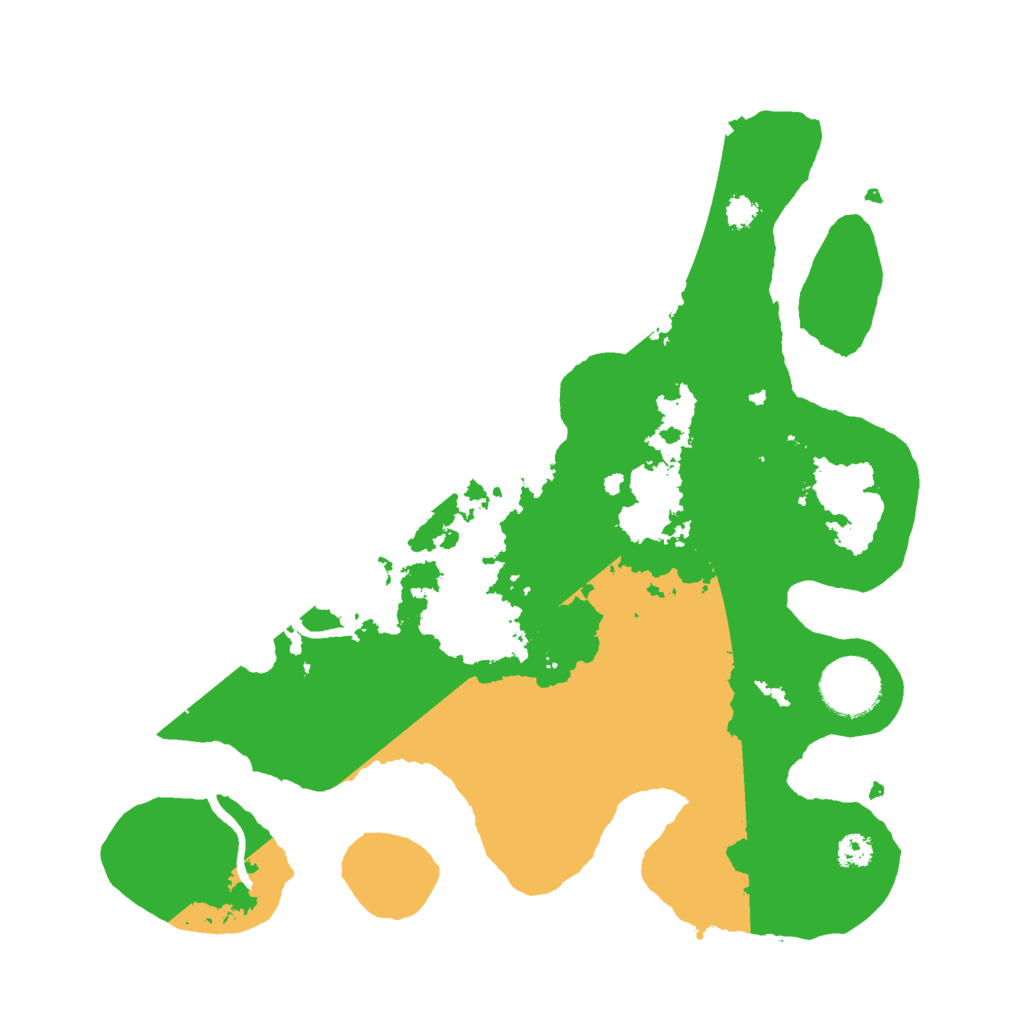 Biome Rust Map: Procedural Map, Size: 3000, Seed: 10428