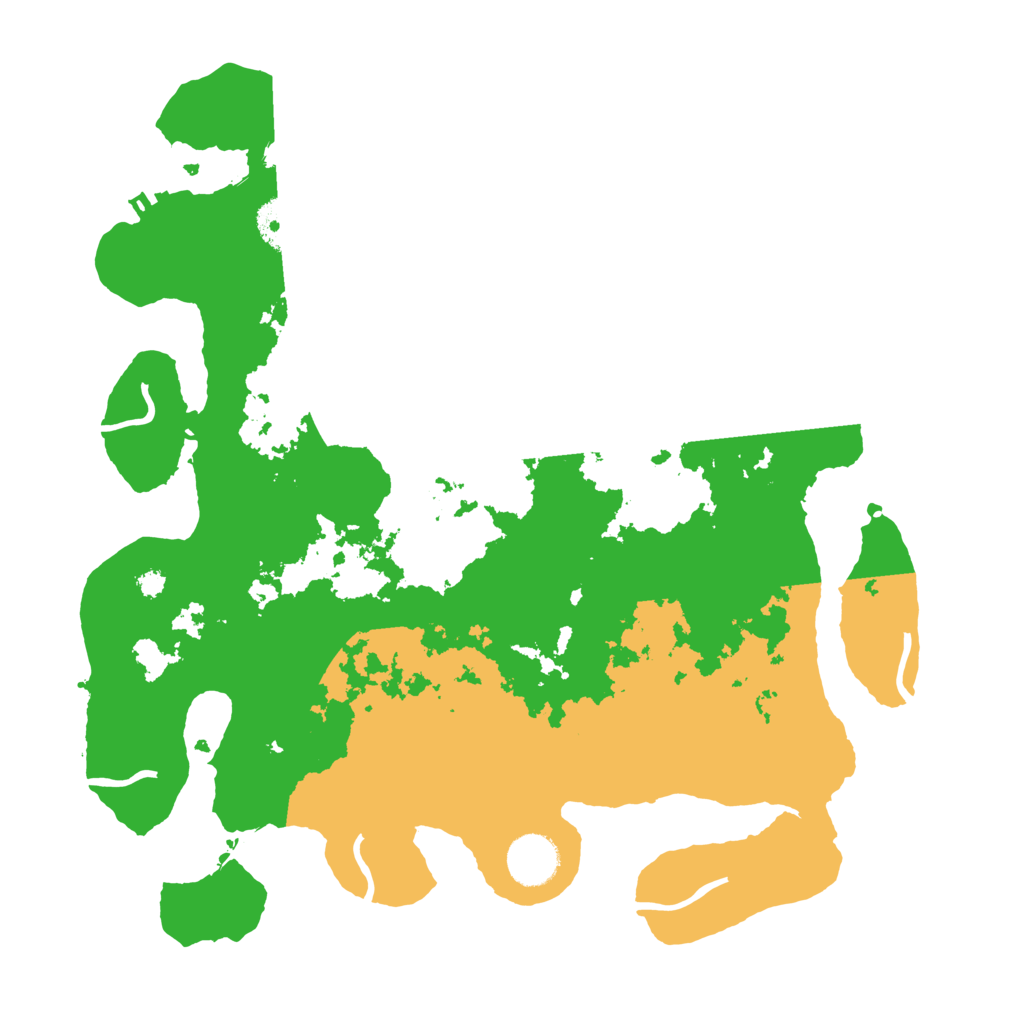 Biome Rust Map: Procedural Map, Size: 3500, Seed: 1466833077