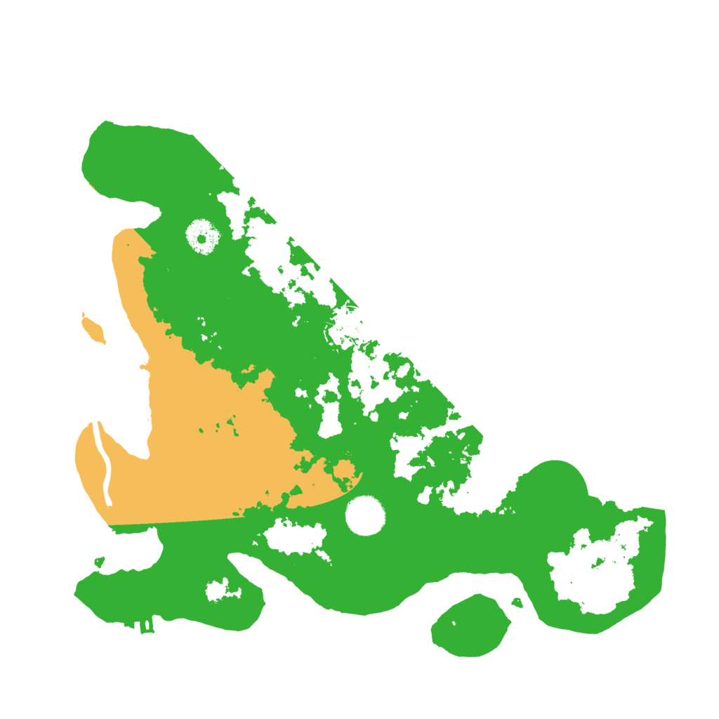 Biome Rust Map: Procedural Map, Size: 3250, Seed: 42069