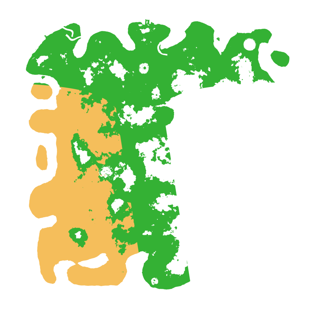 Biome Rust Map: Procedural Map, Size: 4500, Seed: 81235