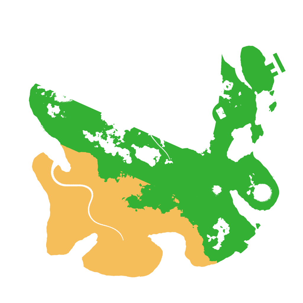 Biome Rust Map: Procedural Map, Size: 3000, Seed: 674643