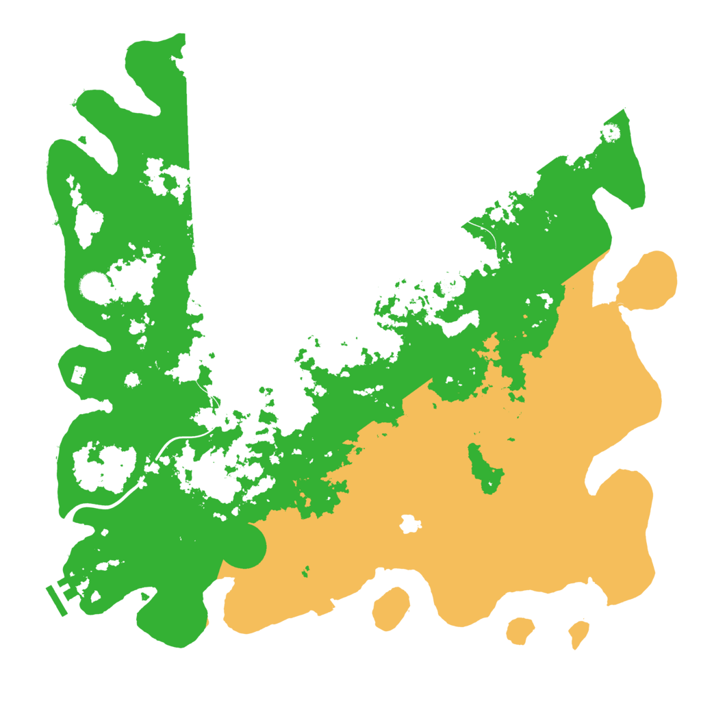 Biome Rust Map: Procedural Map, Size: 4250, Seed: 1377431828