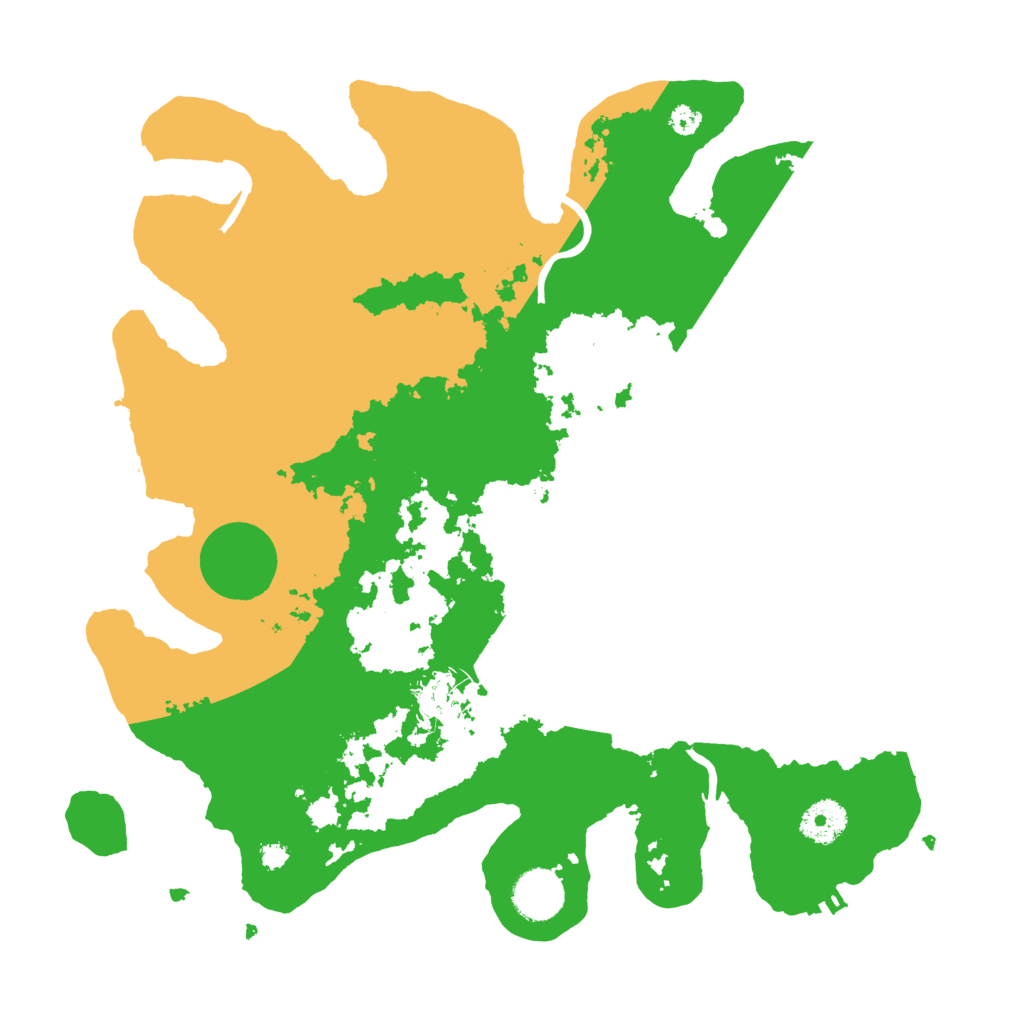 Biome Rust Map: Procedural Map, Size: 3500, Seed: 471943530