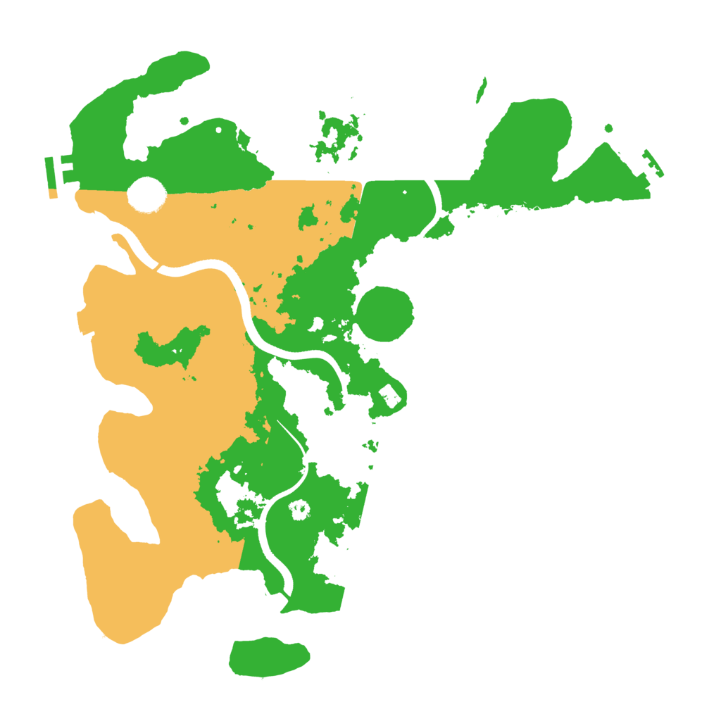 Biome Rust Map: Procedural Map, Size: 3500, Seed: 115419394