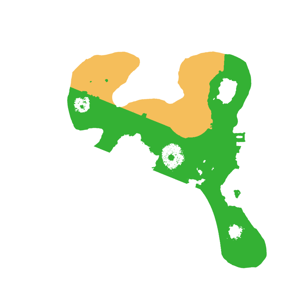 Biome Rust Map: Procedural Map, Size: 2000, Seed: 115169564