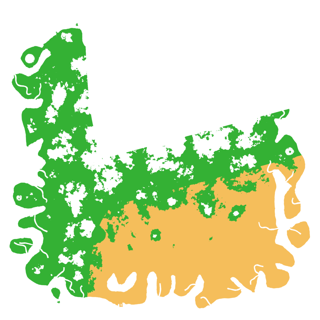 Biome Rust Map: Procedural Map, Size: 6000, Seed: 1489588854