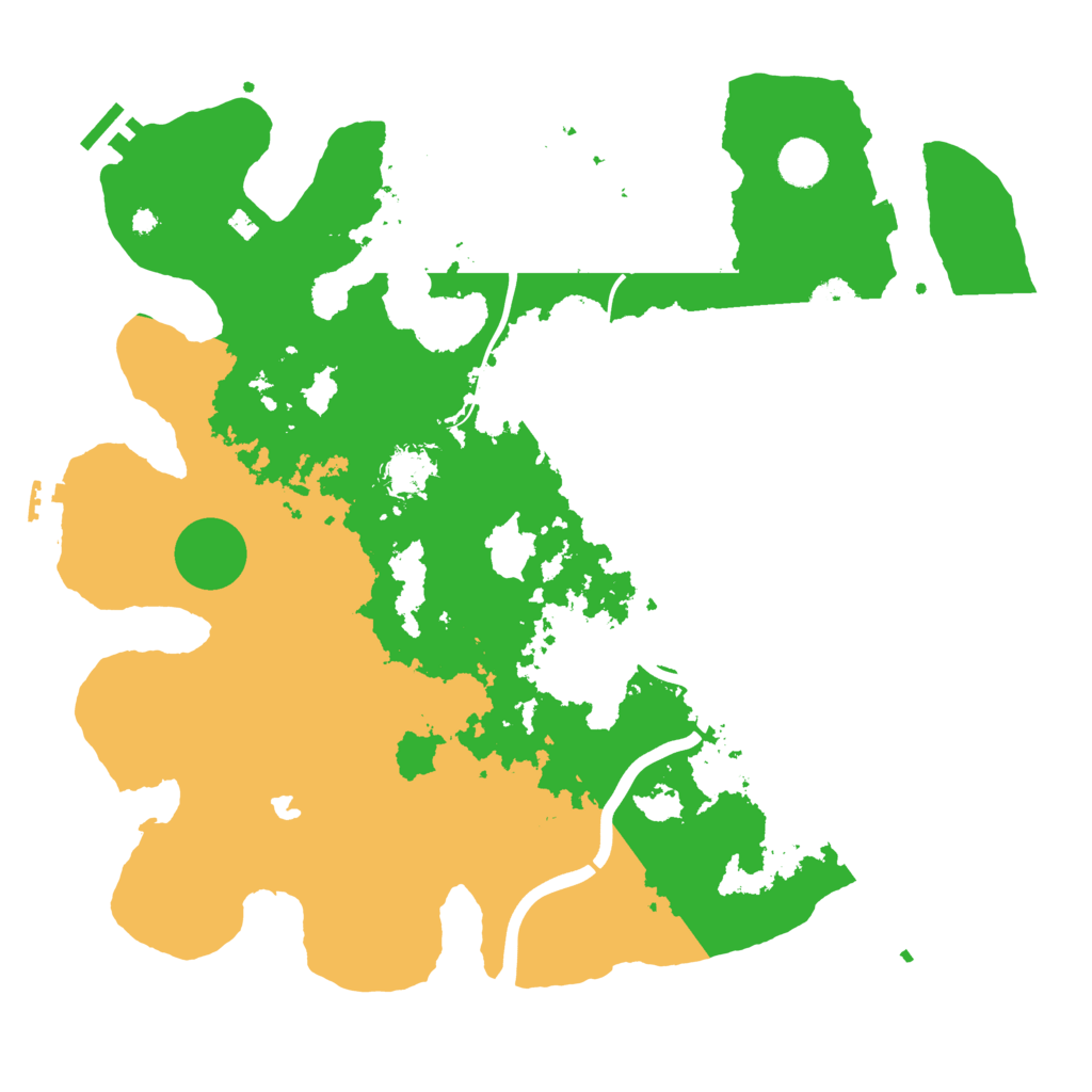 Biome Rust Map: Procedural Map, Size: 4000, Seed: 345535