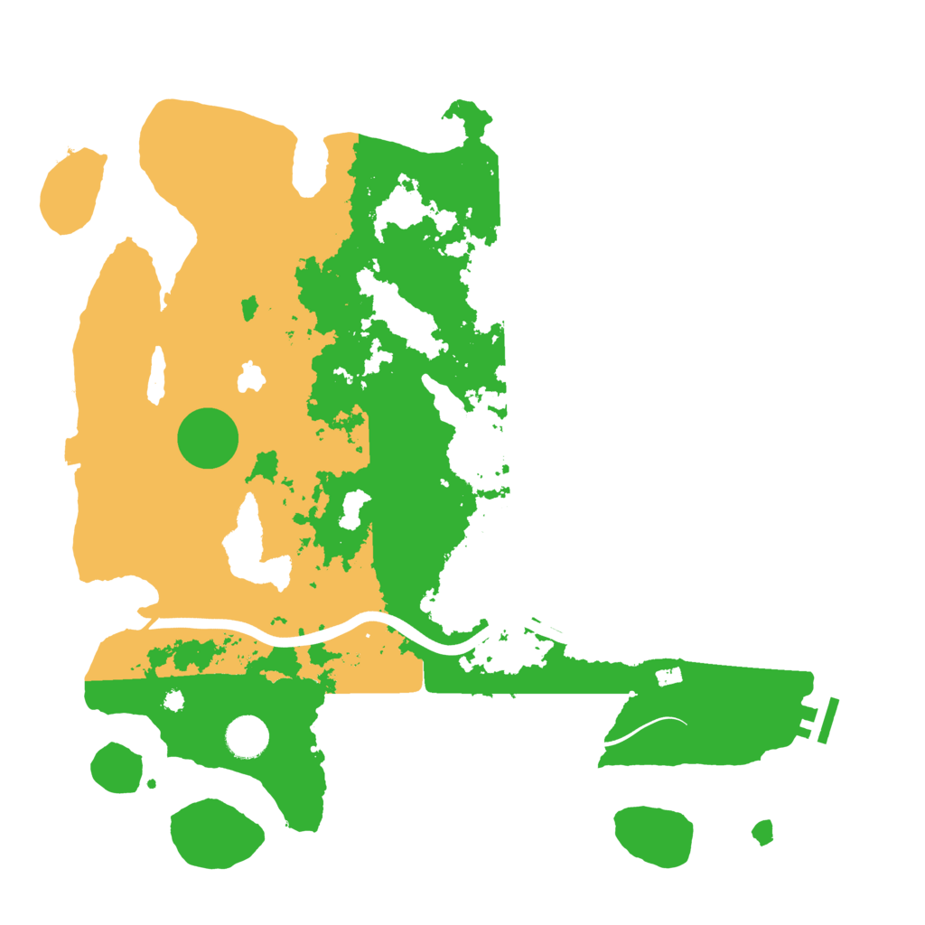 Biome Rust Map: Procedural Map, Size: 4000, Seed: 59936107