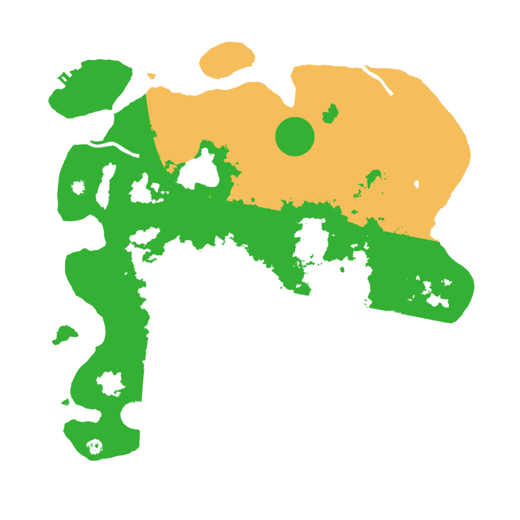 Biome Rust Map: Procedural Map, Size: 3500, Seed: 669722112