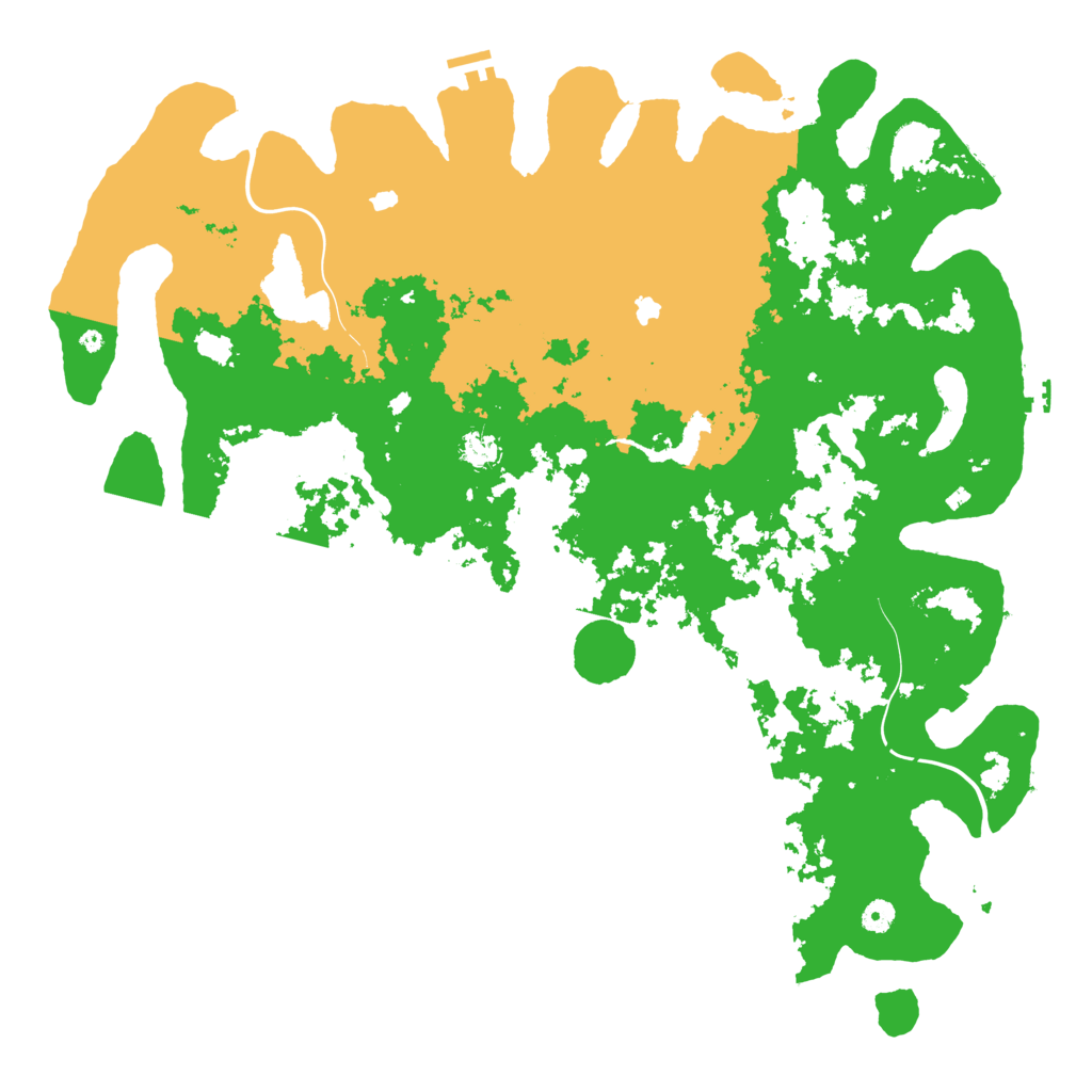 Biome Rust Map: Procedural Map, Size: 5000, Seed: 715517