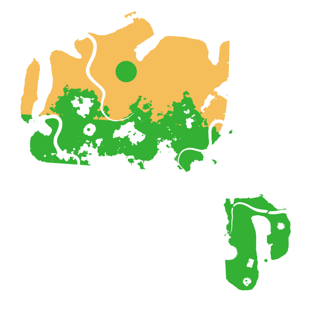 Biome Rust Map: Procedural Map, Size: 3850, Seed: 52162980