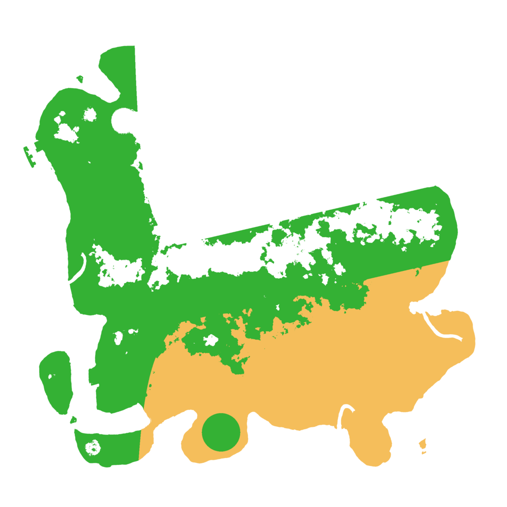 Biome Rust Map: Procedural Map, Size: 3500, Seed: 7458746