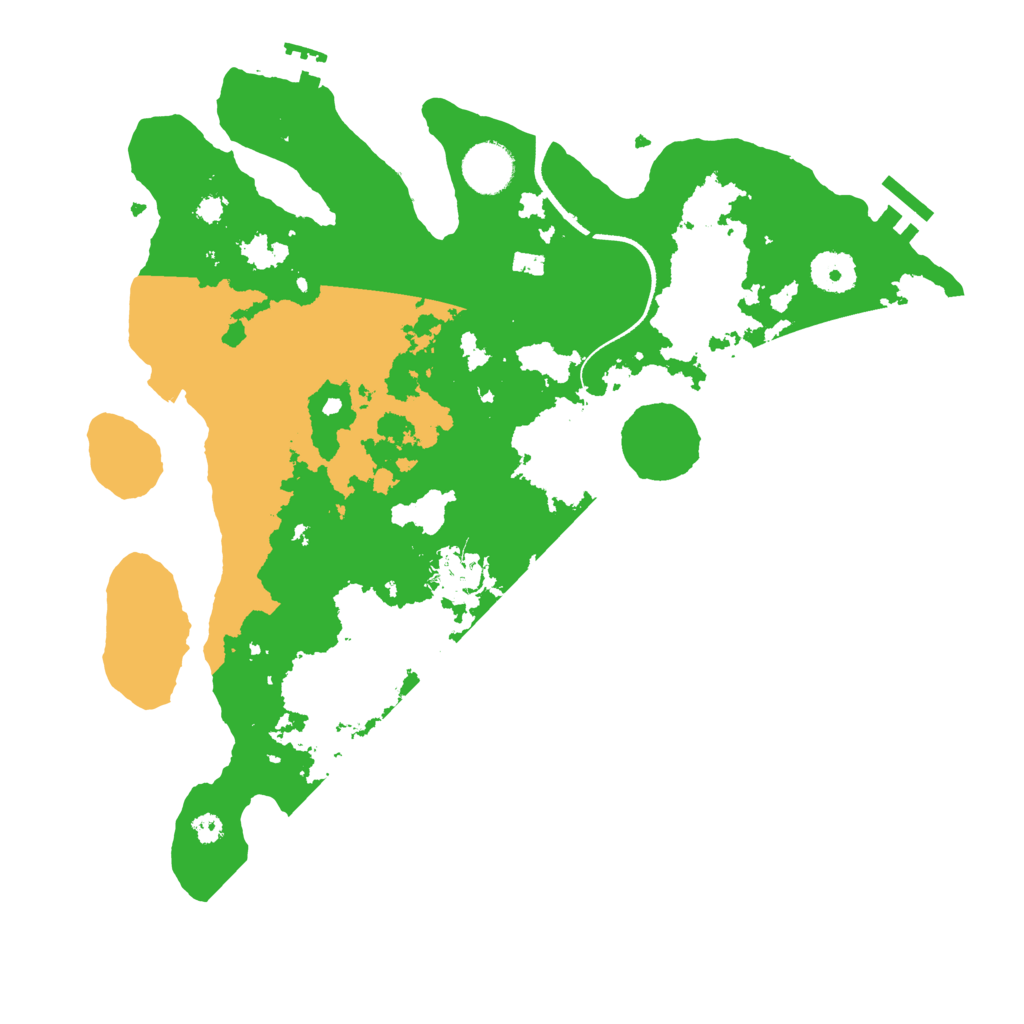 Biome Rust Map: Procedural Map, Size: 3500, Seed: 35453175