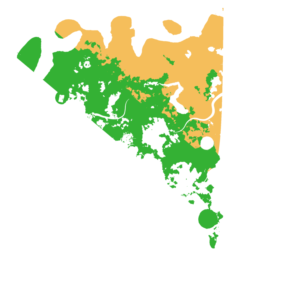 Biome Rust Map: Procedural Map, Size: 4300, Seed: 1422383150