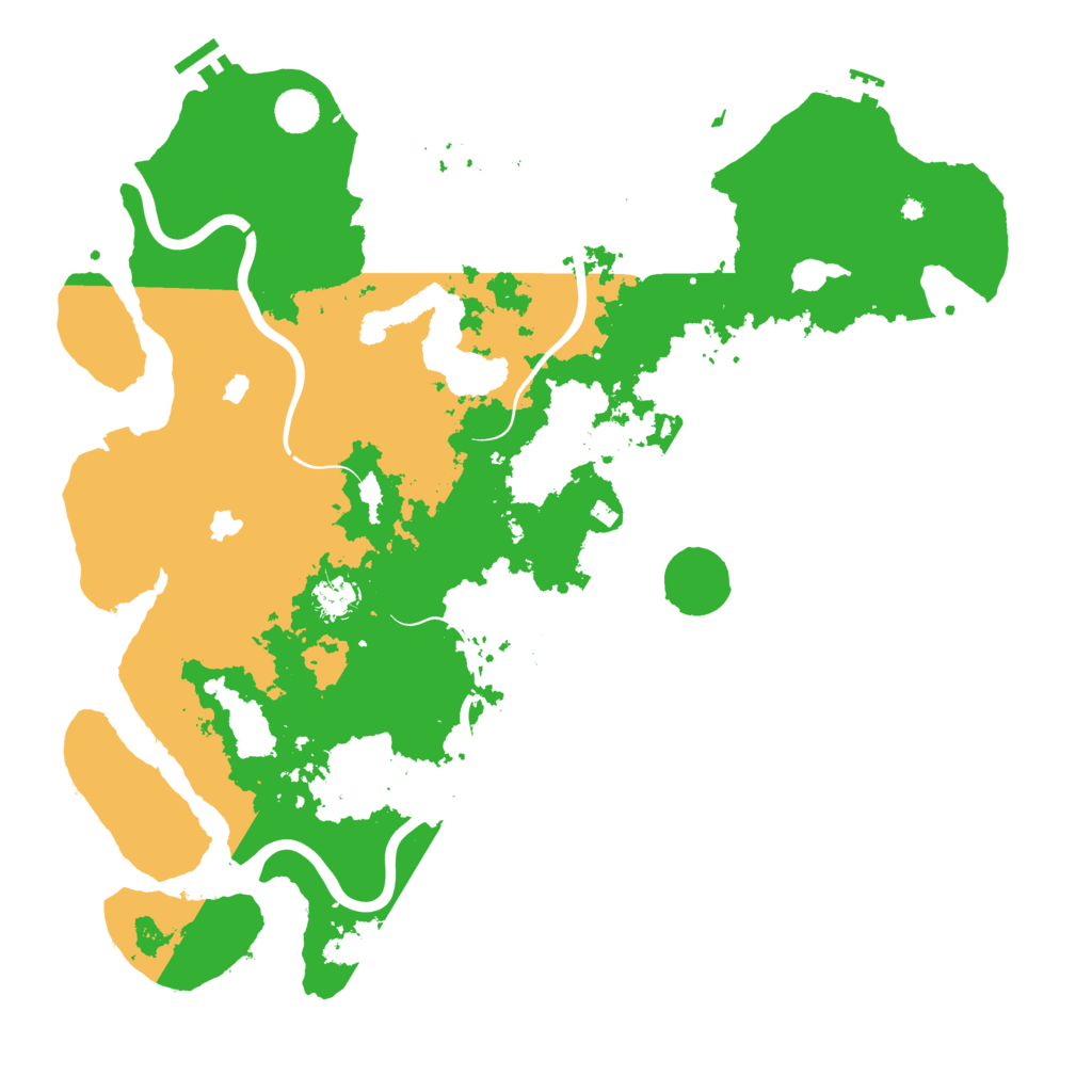 Biome Rust Map: Procedural Map, Size: 4500, Seed: 1591185063