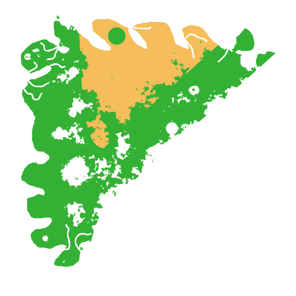 Biome Rust Map: Procedural Map, Size: 4500, Seed: 4255655