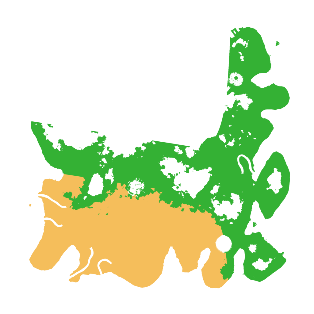 Biome Rust Map: Procedural Map, Size: 3500, Seed: 2102347