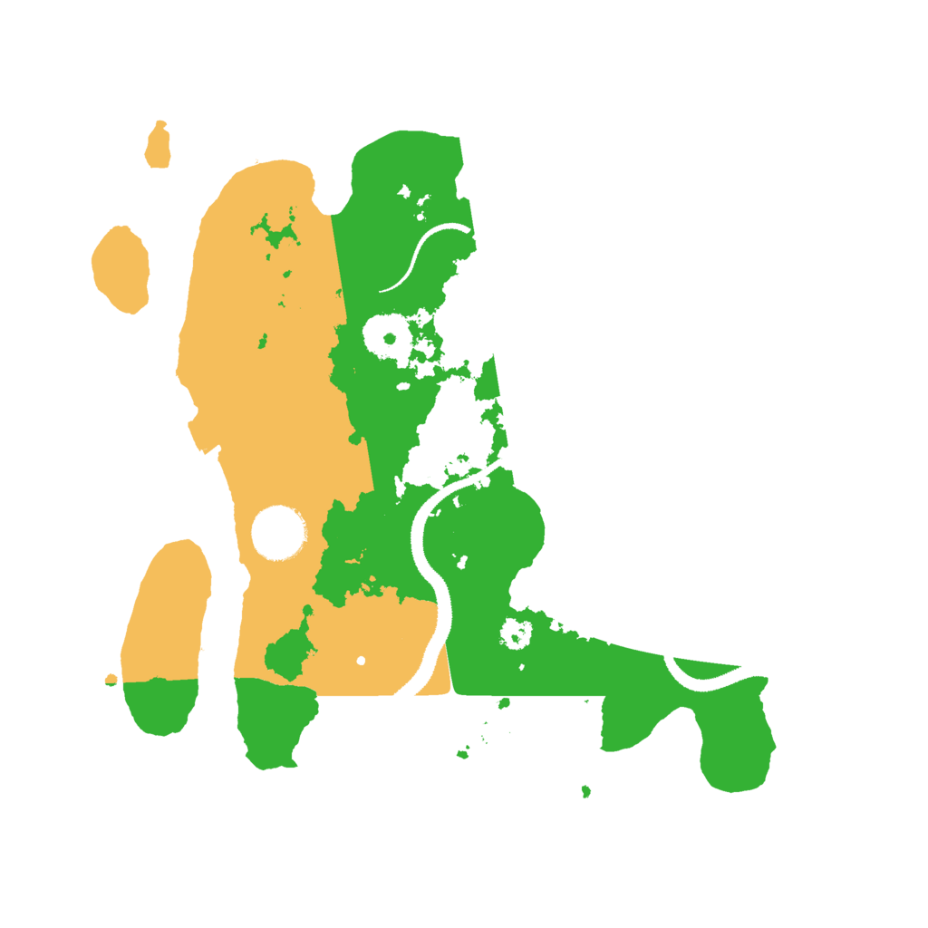 Biome Rust Map: Procedural Map, Size: 3000, Seed: 1266924542