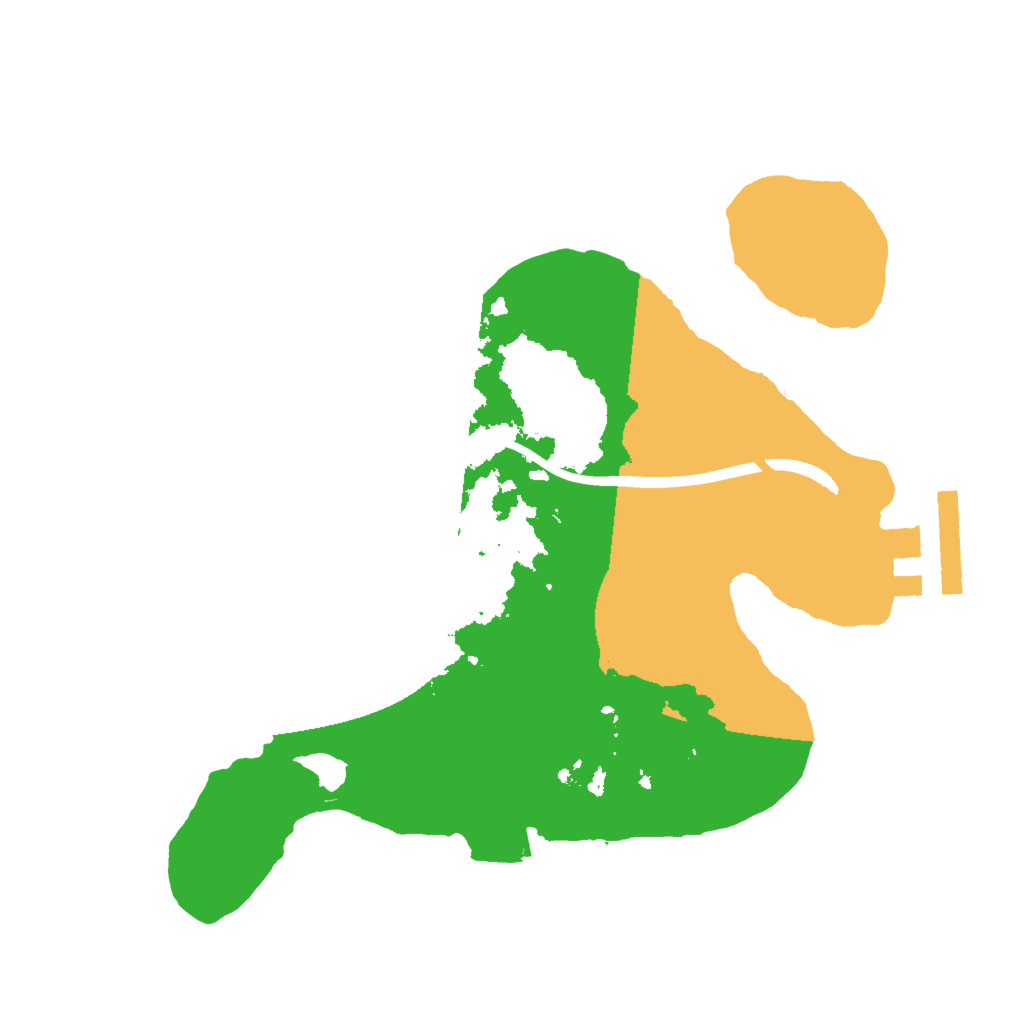 Biome Rust Map: Procedural Map, Size: 2000, Seed: 47795899