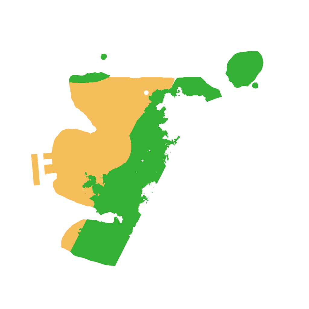 Biome Rust Map: Procedural Map, Size: 2000, Seed: 7293