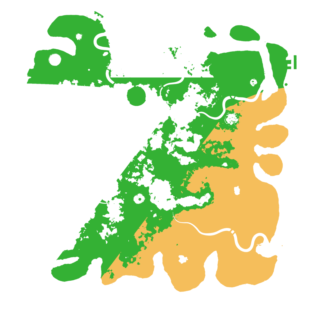 Biome Rust Map: Procedural Map, Size: 4500, Seed: 1078721031