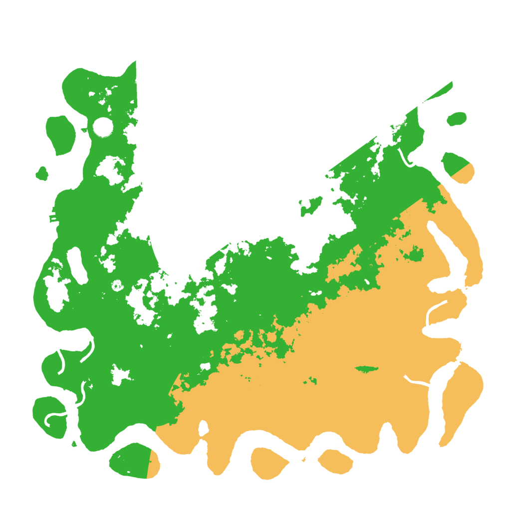 Biome Rust Map: Procedural Map, Size: 4500, Seed: 712334106