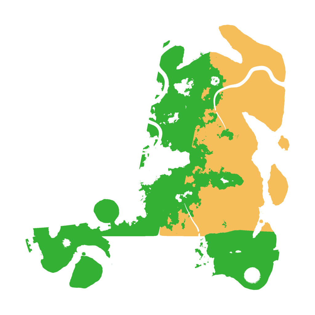 Biome Rust Map: Procedural Map, Size: 3500, Seed: 1356832730