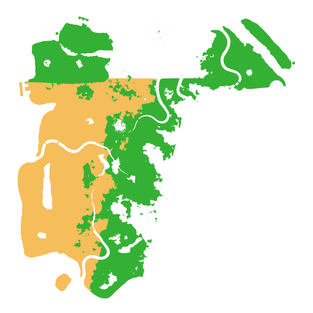 Biome Rust Map: Procedural Map, Size: 4500, Seed: 662219104