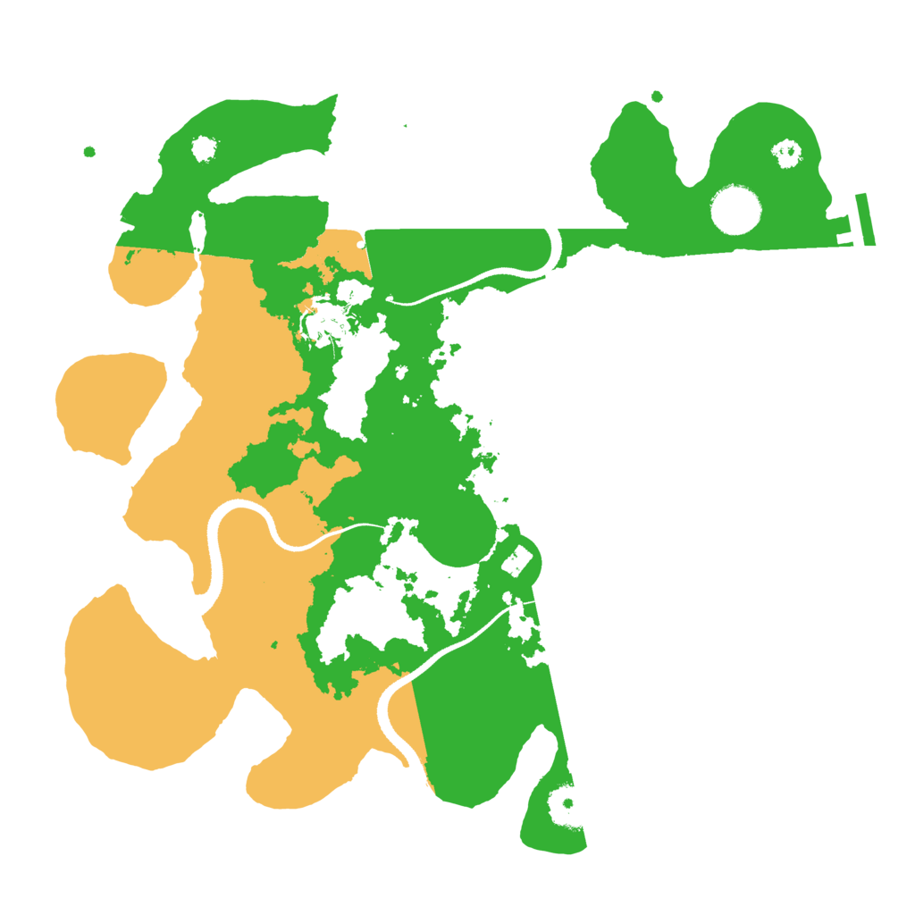 Biome Rust Map: Procedural Map, Size: 3250, Seed: 661285899