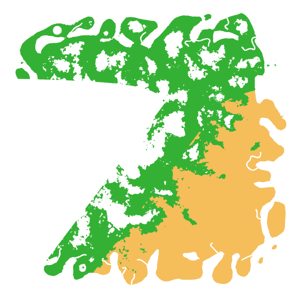 Biome Rust Map: Procedural Map, Size: 6000, Seed: 1078721031