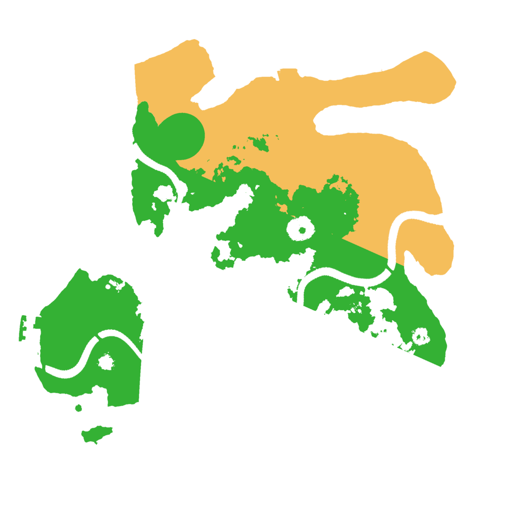 Biome Rust Map: Procedural Map, Size: 3000, Seed: 2087216498