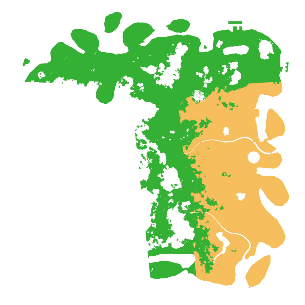 Biome Rust Map: Procedural Map, Size: 4500, Seed: 54778601