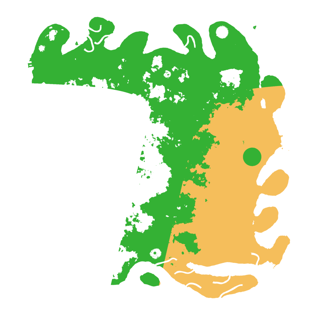 Biome Rust Map: Procedural Map, Size: 4500, Seed: 64861354