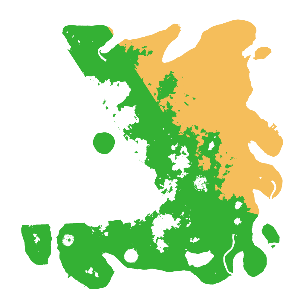 Biome Rust Map: Procedural Map, Size: 4000, Seed: 539566