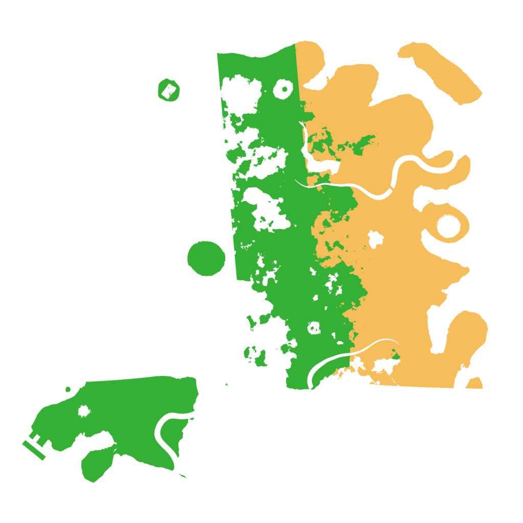 Biome Rust Map: Procedural Map, Size: 4000, Seed: 831
