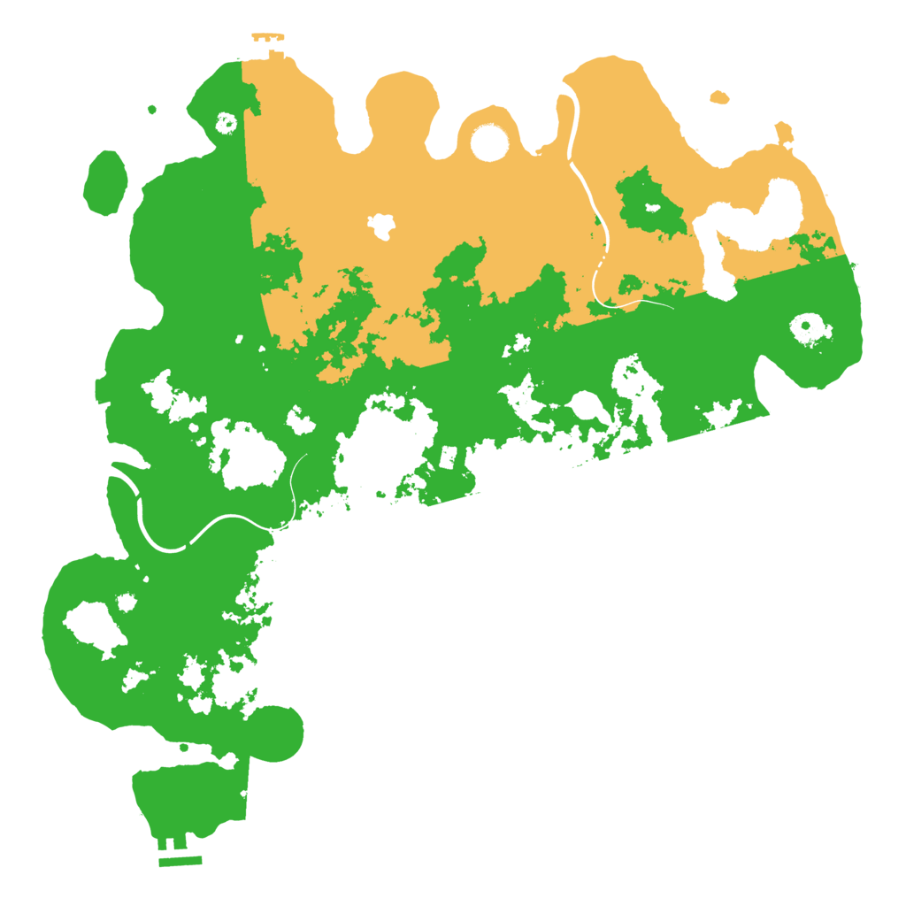 Biome Rust Map: Procedural Map, Size: 4250, Seed: 79836607