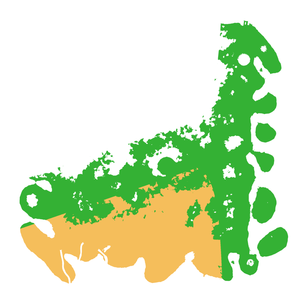 Biome Rust Map: Procedural Map, Size: 4500, Seed: 1317315186