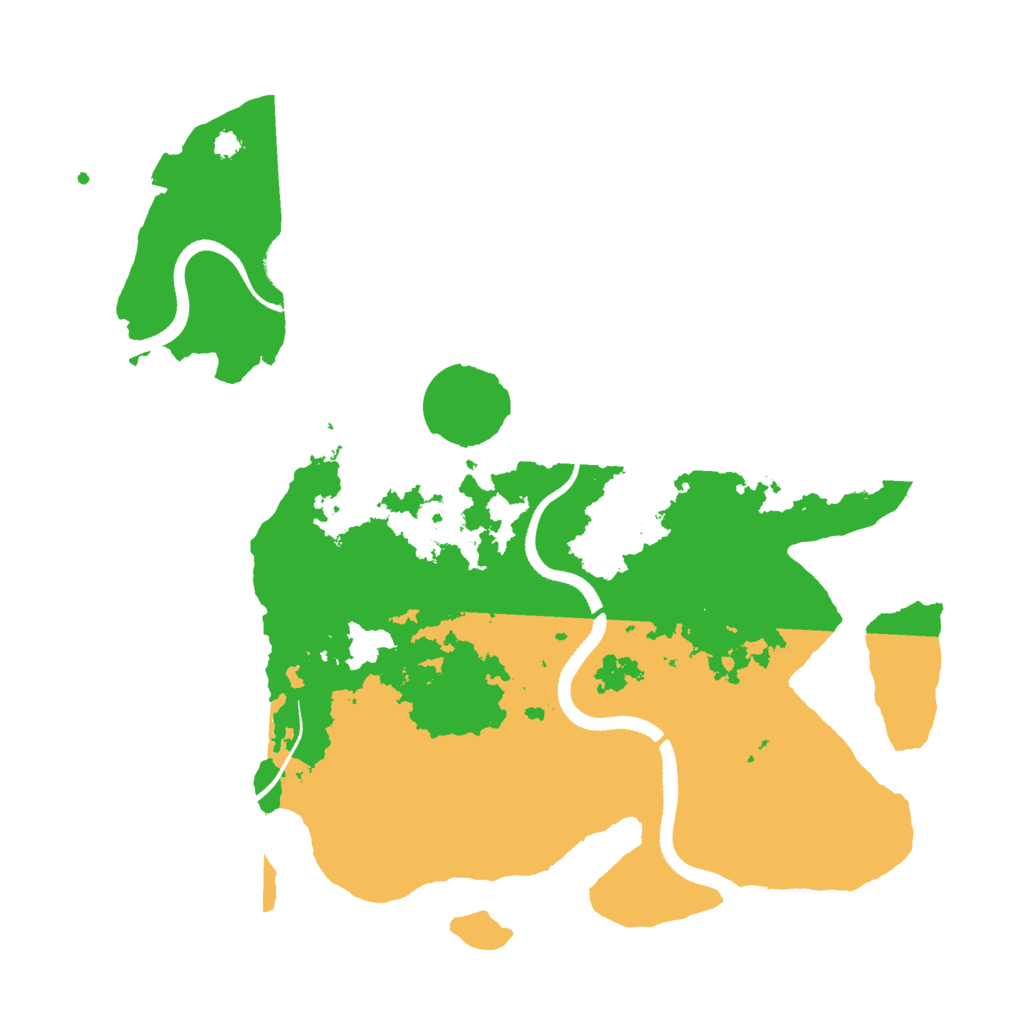 Biome Rust Map: Procedural Map, Size: 3500, Seed: 9865230