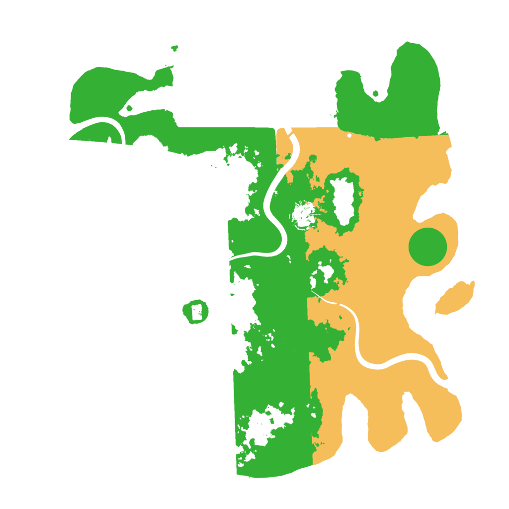 Biome Rust Map: Procedural Map, Size: 3500, Seed: 1519436960