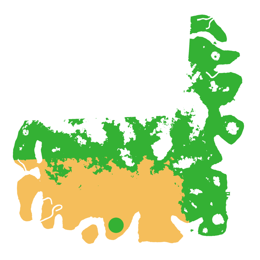 Biome Rust Map: Procedural Map, Size: 4500, Seed: 302543717