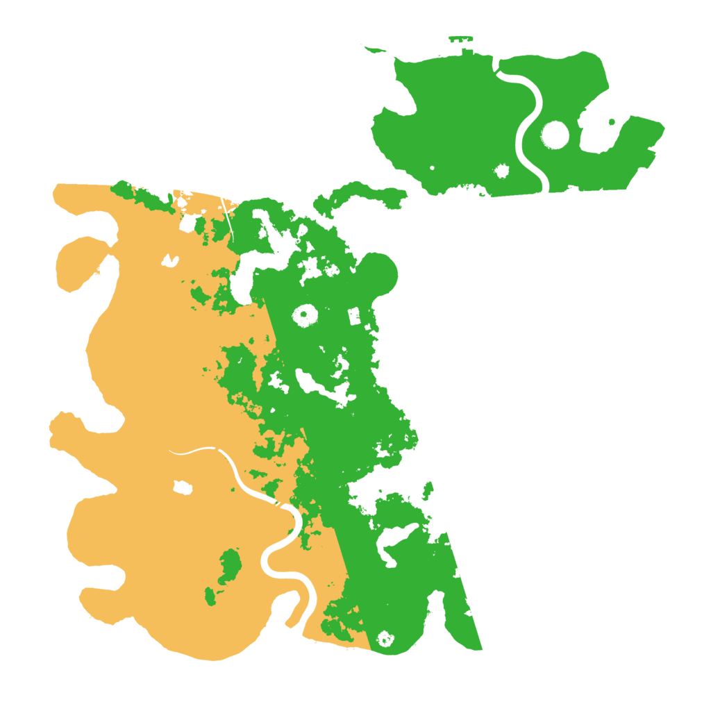 Biome Rust Map: Procedural Map, Size: 4500, Seed: 2875143