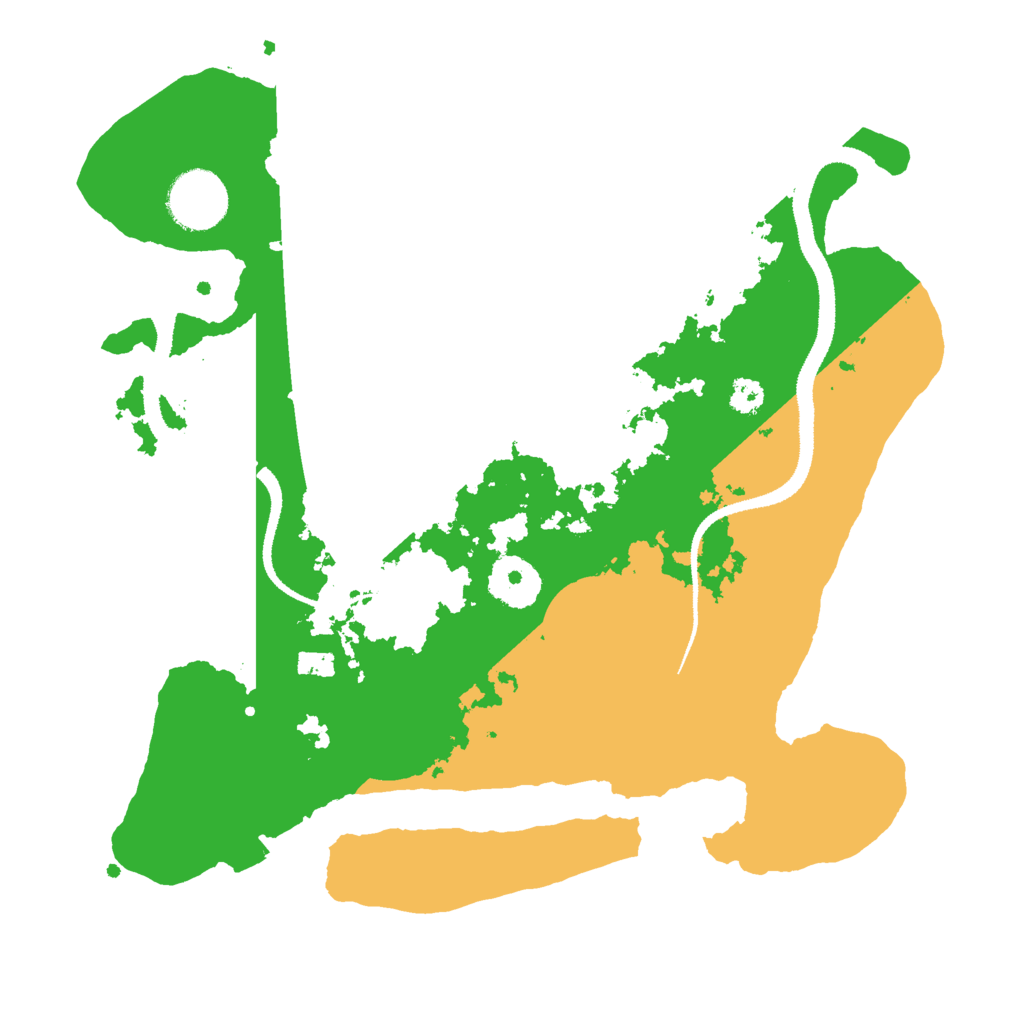 Biome Rust Map: Procedural Map, Size: 3000, Seed: 26979